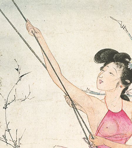 马希涛-胡也佛的仕女画和最知名的金瓶梅秘戏图